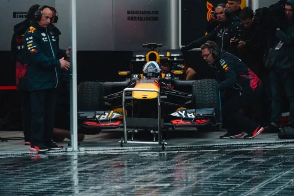 Formula 1 race action